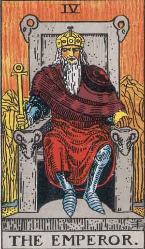 The Emperor tarot card